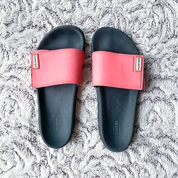 Hunter Branding Hunter Flip Flops Womens Hunter Exploded Logo